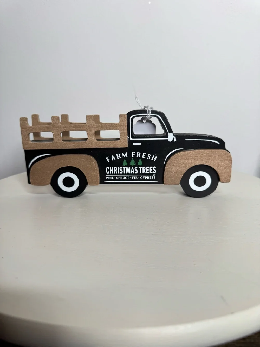 Farm Fresh Christmas Trees Truck Wood Decor
